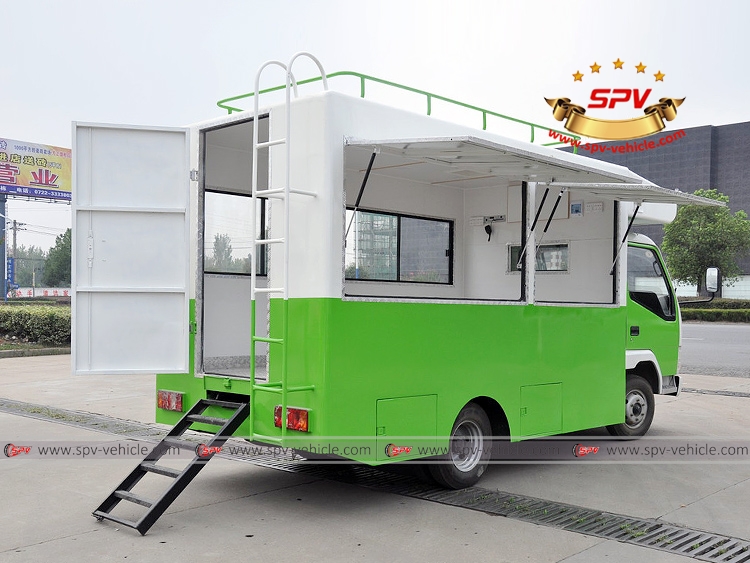 Mobile Catering Truck Jinbei - Green - RB Mobile Catering Truck Jinbei - Green - RB
